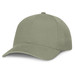 A Falcon Cap in a muted green color, featuring a classic six-panel design and a curved brim.