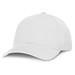 A plain white Falcon Cap with a curved brim and adjustable strap at the back.