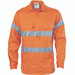 Hi-Vis Cool-Breeze Close Front Cotton Shirt with Generic R/Tape