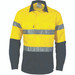 Hi-Vis Cool-Breeze Cotton Shirt with Generic
 R/Tape - Long sleeve
