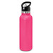 A drink bottle in a vibrant pink powder-coated finish, featuring a black screw-top lid and a handle for easy carrying. A drink bottle in a vibrant pink powder-coated finish, featuring a black screw-top lid and a handle for easy carrying.