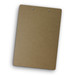 A brown clipboard made of hardboard with two metal clips at the top. It has a smooth surface and rounded corners. A brown clipboard made of hardboard with two metal clips at the top. It has a smooth surface and rounded corners.