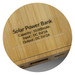 A bamboo solar power bank with a capacity of 10,000mAh and input/output specifications presented. A bamboo solar power bank with a capacity of 10,000mAh and input/output specifications presented.