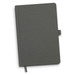 A grey Petros Stone Paper Notebook with a textured cover and an elastic closure. It includes a ribbon bookmark.