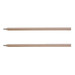Two grey-lead pencils with sharpened wood bodies, showcasing a minimalist and natural design.