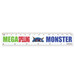 A white 15 cm ruler featuring colorful text that reads "MEGA Spelling MONSTER" with an animated character illustration. A white 15 cm ruler featuring colorful text that reads "MEGA Spelling MONSTER" with an animated character illustration.