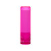 A lip balm stick in a bright pink tube. The design is simple and sleek, suitable for health and personal care use.