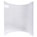 A Clear Pillow Pack designed for pen packaging, featuring a sleek, transparent surface and a curved shape.