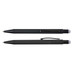 A black pen and stylus combination, featuring a sleek design and a clip for easy attachment. A black pen and stylus combination, featuring a sleek design and a clip for easy attachment.