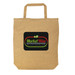 A short handle bag in a natural fiber texture featuring a colorful logo for "MarketWise One-Stop Grocery Shop." A short handle bag in a natural fiber texture featuring a colorful logo for "MarketWise One-Stop Grocery Shop."