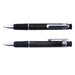 A set of Chrystalis Pens featuring a sleek black design with chrome accents and a rubber grip.