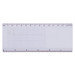 Amaze Tile Ruler Puzzle in translucent white with grid and measurement markings, featuring a branding logo.