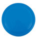 A blue lightweight frisbee with a smooth surface, designed for outdoor play. A blue lightweight frisbee with a smooth surface, designed for outdoor play.