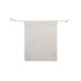 A white drawstring pouch with a simple design and a cord closure, suitable for various small items. A white drawstring pouch with a simple design and a cord closure, suitable for various small items.