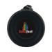 A Neon Bluetooth Speaker featuring a circular design with a black exterior and a colorful logo for "EchoFest."