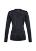 A dark grey women's Milano pullover jumper, featuring long sleeves and a fitted design.