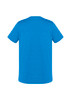 A short-sleeve men's T-shirt in a vibrant blue colour, featuring a classic design and a logo on the back.