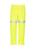 Hi-Vis yellow storm pants with reflective tape. Features an elastic waistband and straight-leg design. Hi-Vis yellow storm pants with reflective tape. Features an elastic waistband and straight-leg design.