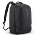 A black gym bag with a sleek design, featuring a single zip closure and adjustable shoulder straps. A black gym bag with a sleek design, featuring a single zip closure and adjustable shoulder straps.