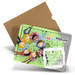 A wooden jigsaw puzzle featuring colourful illustrations of children, packaged in a cardboard box.