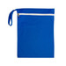 A blue Cosi Wet Bag featuring a white zipper and a convenient handle. A blue Cosi Wet Bag featuring a white zipper and a convenient handle.