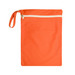 A bright orange Cosi Wet Bag featuring a zippered closure and a convenient handle. A bright orange Cosi Wet Bag featuring a zippered closure and a convenient handle.