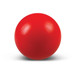 A red stress ball with a smooth, glossy finish. A red stress ball with a smooth, glossy finish.