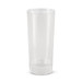 A clear shot glass with a simple, modern design, featuring a smooth finish and a sturdy base. A clear shot glass with a simple, modern design, featuring a smooth finish and a sturdy base.
