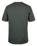 A dark green T-shirt featuring a plain back design and short sleeves. The shirt includes a logo. A dark green T-shirt featuring a plain back design and short sleeves. The shirt includes a logo.