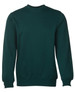 A green jumper with long sleeves and a round neckline. It features a simple design with no visible logos.