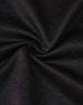 A close-up of black fabric, featuring a smooth texture with a slight stretch, suitable for polo shirts.