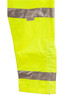 Hi-Vis safety pants in bright yellow with 3M reflective tapes for enhanced visibility. Features a logo on the fabric.