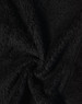 A soft, black fabric with a textured, quilted appearance, showcasing a warm and cosy design.