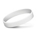 A white silicone wristband, smooth and circular in shape, designed for promotional use in exhibitions and events. A white silicone wristband, smooth and circular in shape, designed for promotional use in exhibitions and events.