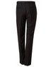 Men's black polyviscose stretch pants with a tailored fit, featuring two back pockets and subtle branding.