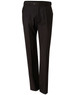 Men's black polyviscose stretch pants with a straight cut, featuring a waistband and a button closure.