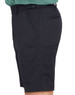 Men's utility cargo shorts in dark navy, featuring multiple pockets and a classic design. Includes branding logo.