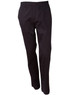 Men's chino pants in black with a straight leg design, featuring a button closure and pockets.