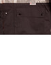 A black and grey safety jacket featuring 3M reflective tape and a front pocket with snap buttons. It has a branding label.