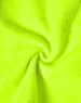 A bright yellow fabric material, displaying a swirling pattern, suitable for workwear applications.