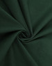 A close-up of dark green fabric displaying a smooth texture, ideal for T-shirts. The material has a subtle stretch.