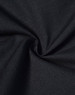 A close-up of black rip-stop poly/cotton fabric, showcasing its textured weave and durable quality.