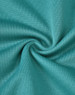 A textured fabric swirl in a vibrant teal colour, showcasing the material of a sustainable poly/cotton polo shirt.