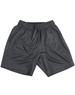 Adults' bamboo charcoal sports shorts in black, featuring an elastic waistband and side pockets.