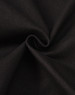 A close-up of black cotton fabric, showcasing a smooth and sturdy texture suitable for work pants.