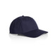 A navy blue cap with a curved brim and a logo on the front, showcased against a plain background.