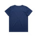 A navy blue Kids Staple Tee with a simple design and a brand logo on the back. A navy blue Kids Staple Tee with a simple design and a brand logo on the back.