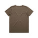A brown Kids Staple Tee, featuring a simple design and a small logo on the back.