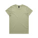 A light green t-shirt with a crew neck and short sleeves. The shirt has a tag and features a small logo. A light green t-shirt with a crew neck and short sleeves. The shirt has a tag and features a small logo.