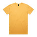 A yellow Staple Tee t-shirt featuring a crew neckline and short sleeves. It has a branding logo.